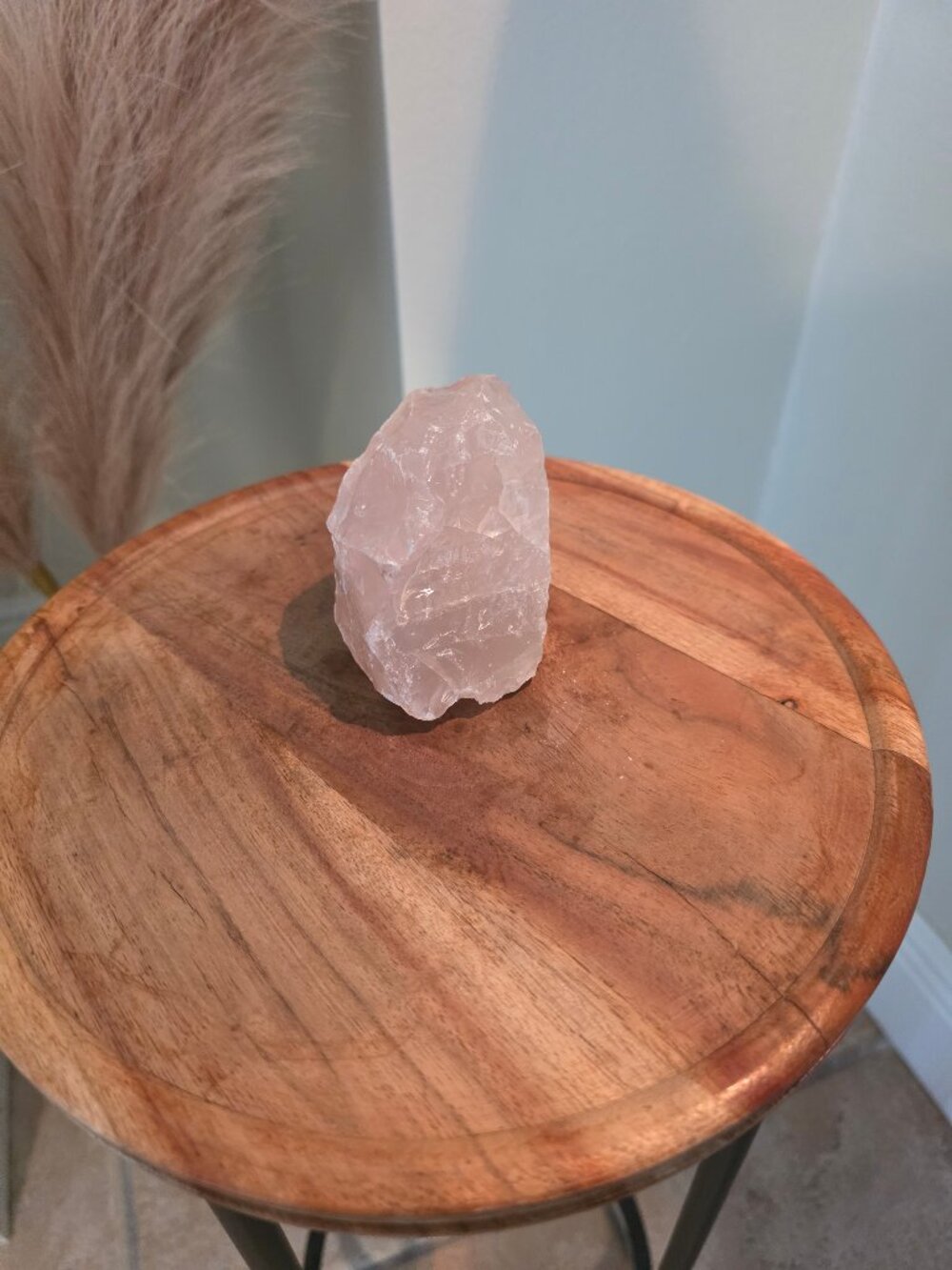 Raw Rose Quartz Crystal Chunk Natural Rough Specimen Healing Stone